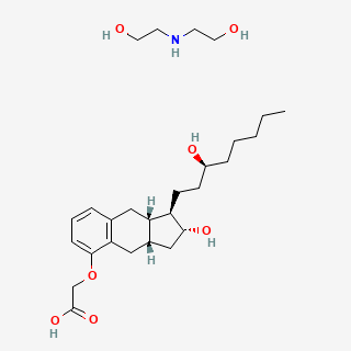 Treprostinil diethanolamine — 2D structure