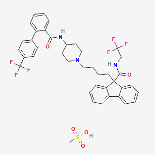 Lomitapide mesylate — 2D structure