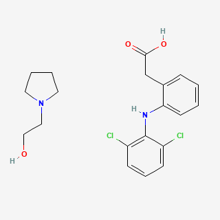 Diclofenac epolamine — 2D structure