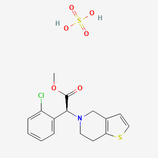 Clopidogrel bisulfate — 2D structure