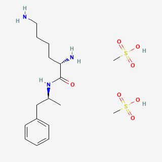 Lisdexamfetamine dimesylate — 2D structure