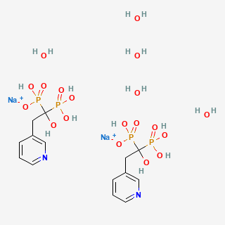 Sodium risedronate hydrate — 2D structure