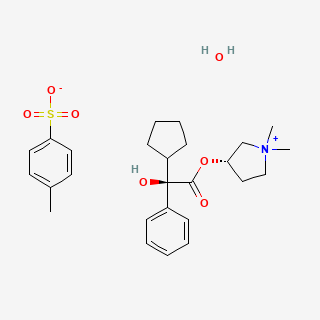 Glycopyrronium tosylate — 2D structure