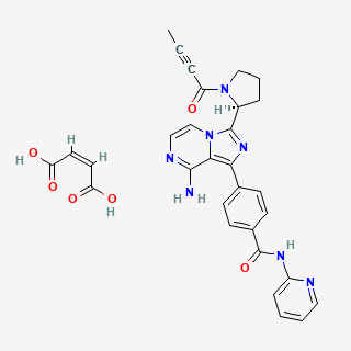 Acalabrutinib maleate — 2D structure