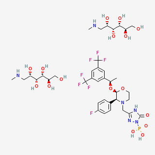 Fosaprepitant dimeglumine — 2D structure