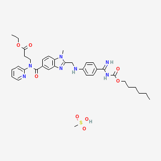 Dabigatran etexilate mesylate — 2D structure