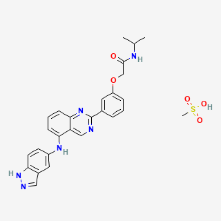 Belumosudil mesylate — 2D structure