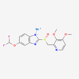 Pantoprazole sodium — 2D structure