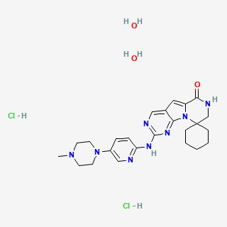 TRILACICLIB DiHCl DIHYDRATE — 2D structure