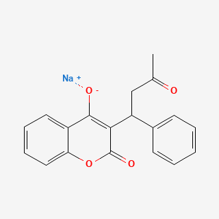 Warfarin sodium — 2D structure