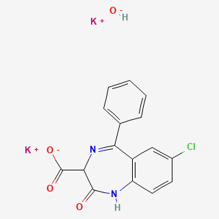 Clorazepate dipotassium — 2D structure