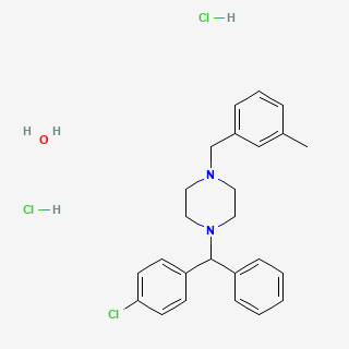 MECLIZINE HCl — 2D structure