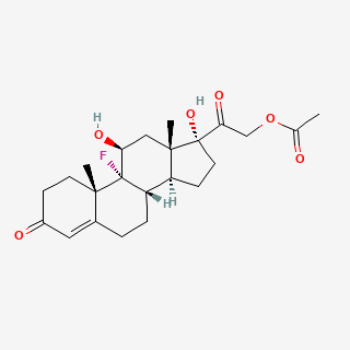 Fludrocortisone acetate — 2D structure