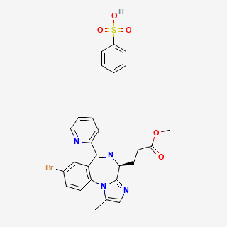 Remimazolam besylate — 2D structure