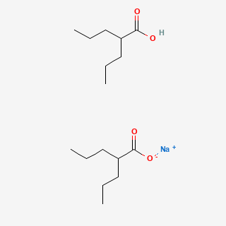 Divalproex sodium — 2D structure