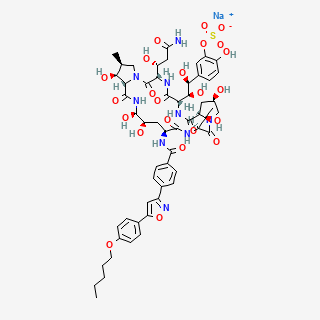 Micafungin sodium — 2D structure