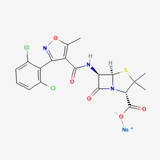 Dicloxacillin sodium — 2D structure