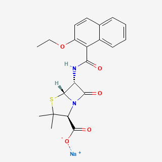 Nafcillin sodium — 2D structure