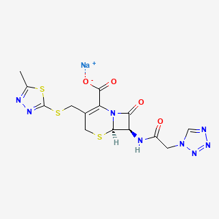 Cefazolin sodium — 2D structure