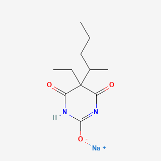 Pentobarbital sodium — 2D structure