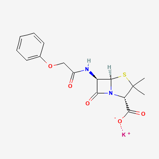 Penicillin v potassium — 2D structure