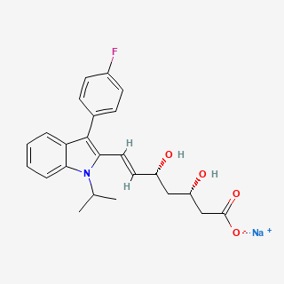 Fluvastatin sodium — 2D structure