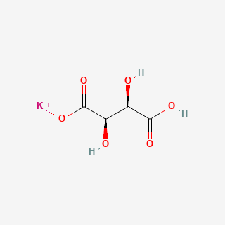 Potassium bitartrate — 2D structure