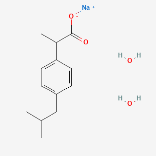 Ibuprofen sodium dihydrate — 2D structure