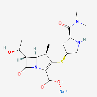 Meropenem sodium — 2D structure