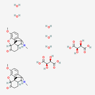 Hydrocodone bitartrate — 2D structure