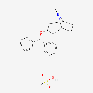 Benztropine mesylate — 2D structure