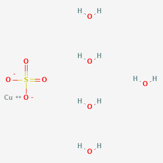 Cupric sulfate pentahydrate — 2D structure