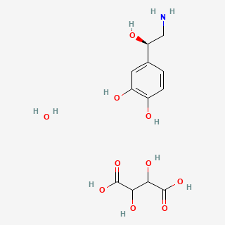 Noradrenaline bitartrate — 2D structure