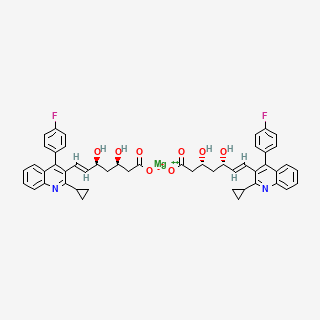 Pitavastatin magnesium — 2D structure