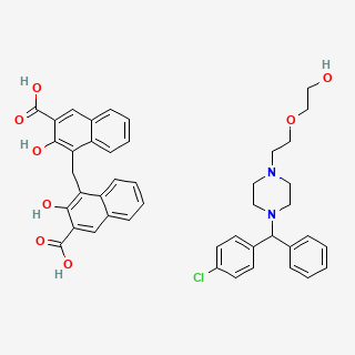 Hydroxyzine pamoate — 2D structure