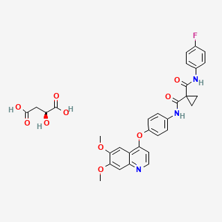 Cabozantinib s malate — 2D structure