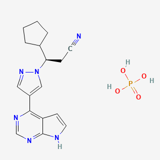 Ruxolitinib phosphate — 2D structure