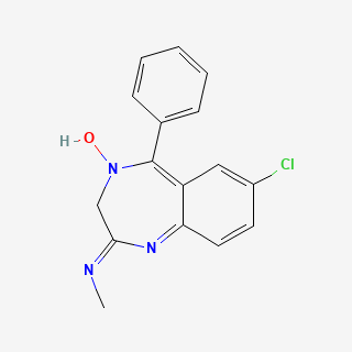 Chlordiazepoxide — 2D structure
