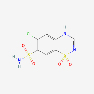 Chlorothiazide — 2D structure