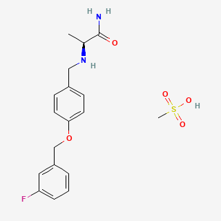 Safinamide mesylate — 2D structure