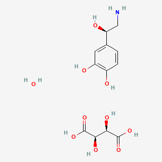Norepinephrine bitartrate — 2D structure