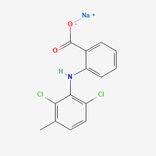 Meclofenamate sodium — 2D structure