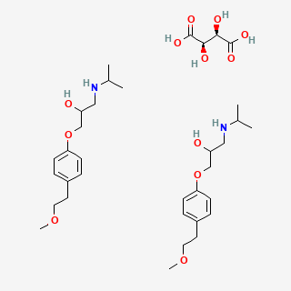 Metoprolol tartrate — 2D structure