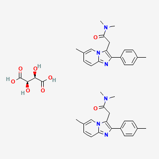 Zolpidem tartrate — 2D structure