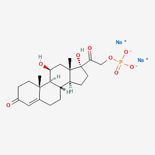 Hydrocortisone sodium phosphate — 2D structure