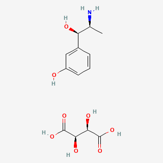 Metaraminol tartrate — 2D structure
