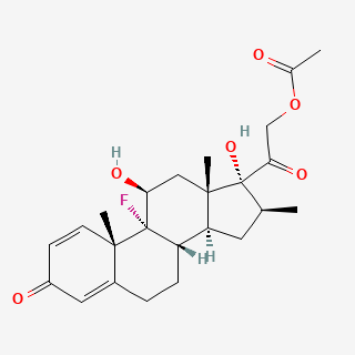 Betamethasone acetate — 2D structure