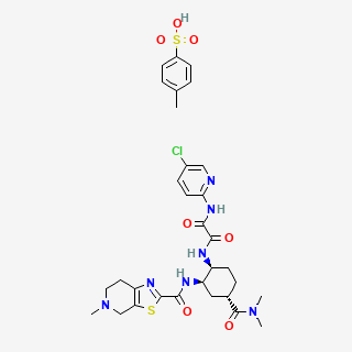 Edoxaban tosylate — 2D structure