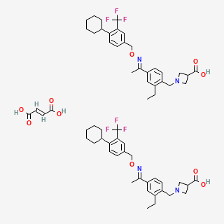Siponimod fumaric acid — 2D structure