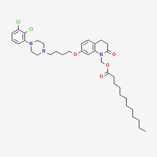 Aripiprazole lauroxil — 2D structure